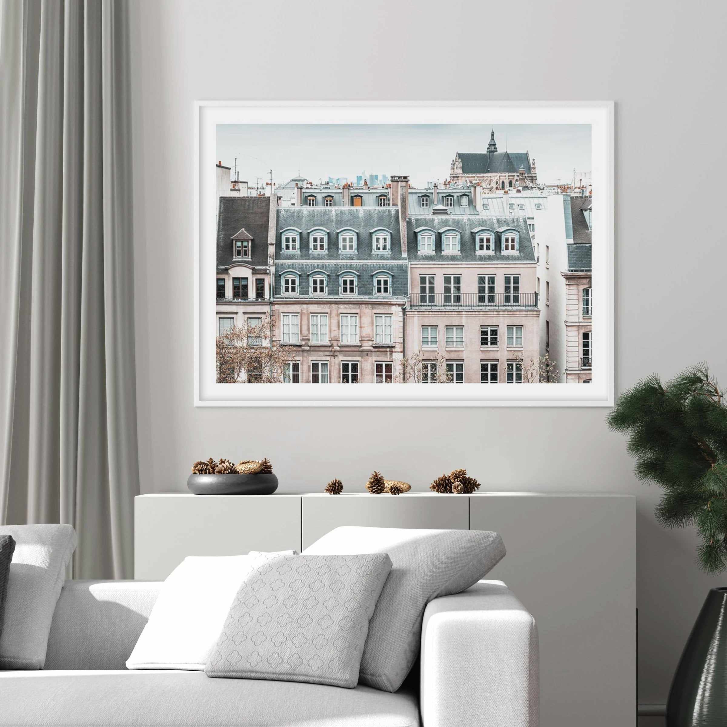 Homes of Paris Art Print-PRINT-Olive et Oriel-Olive et Oriel-Buy-Australian-Art-Prints-Online-with-Olive-et-Oriel-Your-Artwork-Specialists-Austrailia-Decorate-With-Coastal-Photo-Wall-Art-Prints-From-Our-Beach-House-Artwork-Collection-Fine-Poster-and-Framed-Artwork