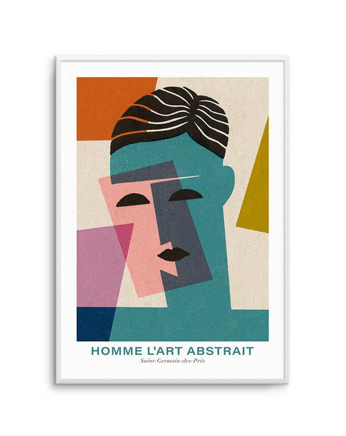 Homme L'art Abstrait Art Print-PRINT-Olive et Oriel-Olive et Oriel-A5 | 5.8" x 8.3" | 14.8 x 21cm-Unframed Art Print-With White Border-Buy-Australian-Art-Prints-Online-with-Olive-et-Oriel-Your-Artwork-Specialists-Austrailia-Decorate-With-Coastal-Photo-Wall-Art-Prints-From-Our-Beach-House-Artwork-Collection-Fine-Poster-and-Framed-Artwork