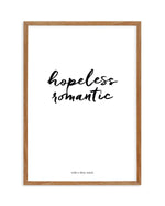 Hopeless Romantic Art Print-PRINT-Olive et Oriel-Olive et Oriel-50x70 cm | 19.6" x 27.5"-Walnut-With White Border-Buy-Australian-Art-Prints-Online-with-Olive-et-Oriel-Your-Artwork-Specialists-Austrailia-Decorate-With-Coastal-Photo-Wall-Art-Prints-From-Our-Beach-House-Artwork-Collection-Fine-Poster-and-Framed-Artwork