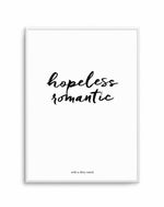 Hopeless Romantic Art Print-PRINT-Olive et Oriel-Olive et Oriel-A5 | 5.8" x 8.3" | 14.8 x 21cm-Unframed Art Print-With White Border-Buy-Australian-Art-Prints-Online-with-Olive-et-Oriel-Your-Artwork-Specialists-Austrailia-Decorate-With-Coastal-Photo-Wall-Art-Prints-From-Our-Beach-House-Artwork-Collection-Fine-Poster-and-Framed-Artwork