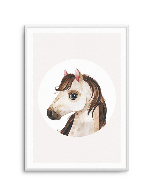 Horse Art Print-PRINT-Olive et Oriel-Olive et Oriel-A5 | 5.8" x 8.3" | 14.8 x 21cm-Unframed Art Print-With White Border-Buy-Australian-Art-Prints-Online-with-Olive-et-Oriel-Your-Artwork-Specialists-Austrailia-Decorate-With-Coastal-Photo-Wall-Art-Prints-From-Our-Beach-House-Artwork-Collection-Fine-Poster-and-Framed-Artwork