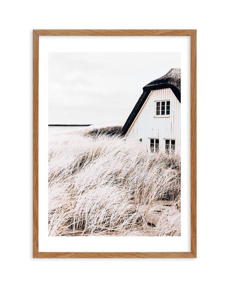 House by the Sea Art Print-PRINT-Olive et Oriel-Olive et Oriel-50x70 cm | 19.6" x 27.5"-Walnut-With White Border-Buy-Australian-Art-Prints-Online-with-Olive-et-Oriel-Your-Artwork-Specialists-Austrailia-Decorate-With-Coastal-Photo-Wall-Art-Prints-From-Our-Beach-House-Artwork-Collection-Fine-Poster-and-Framed-Artwork