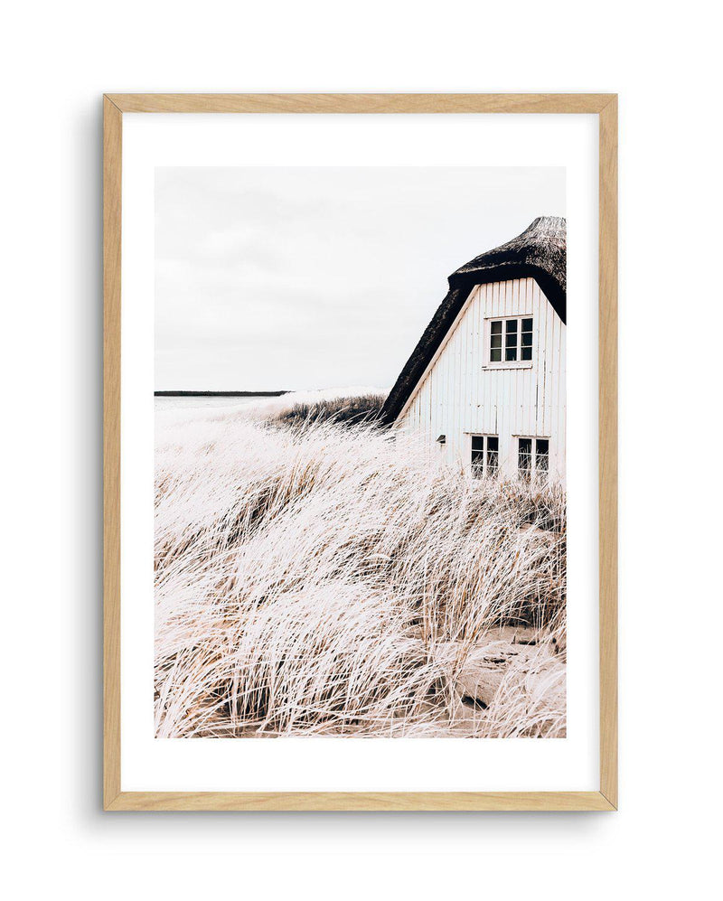 House by the Sea Art Print-PRINT-Olive et Oriel-Olive et Oriel-A5 | 5.8" x 8.3" | 14.8 x 21cm-Oak-With White Border-Buy-Australian-Art-Prints-Online-with-Olive-et-Oriel-Your-Artwork-Specialists-Austrailia-Decorate-With-Coastal-Photo-Wall-Art-Prints-From-Our-Beach-House-Artwork-Collection-Fine-Poster-and-Framed-Artwork