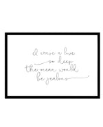 I Crave A Love Art Print-PRINT-Olive et Oriel-Olive et Oriel-A5 | 5.8" x 8.3" | 14.8 x 21cm-Black-With White Border-Buy-Australian-Art-Prints-Online-with-Olive-et-Oriel-Your-Artwork-Specialists-Austrailia-Decorate-With-Coastal-Photo-Wall-Art-Prints-From-Our-Beach-House-Artwork-Collection-Fine-Poster-and-Framed-Artwork