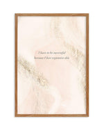 I Have To Be Successful | Blush & Pink Art Print-PRINT-Olive et Oriel-Olive et Oriel-50x70 cm | 19.6" x 27.5"-Walnut-With White Border-Buy-Australian-Art-Prints-Online-with-Olive-et-Oriel-Your-Artwork-Specialists-Austrailia-Decorate-With-Coastal-Photo-Wall-Art-Prints-From-Our-Beach-House-Artwork-Collection-Fine-Poster-and-Framed-Artwork