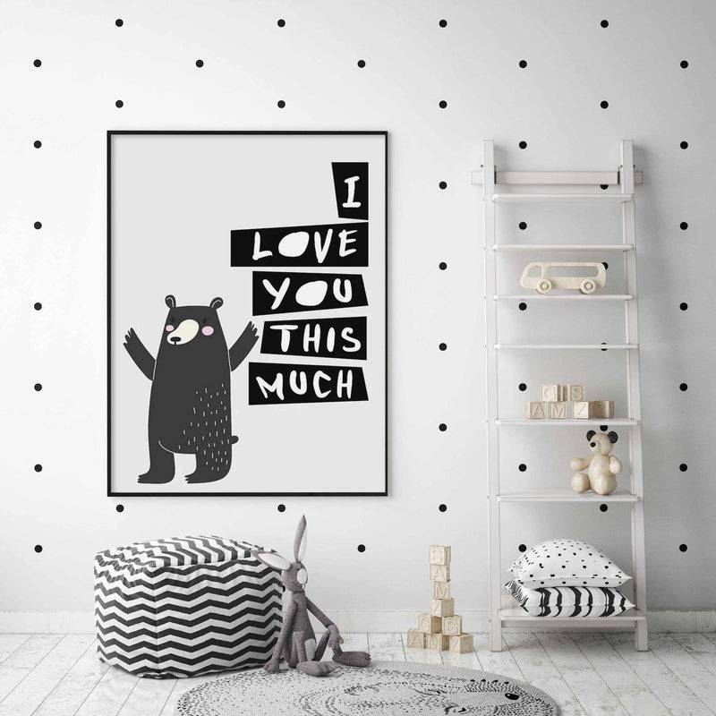 I Love You This Much Art Print-PRINT-Olive et Oriel-Olive et Oriel-Buy-Australian-Art-Prints-Online-with-Olive-et-Oriel-Your-Artwork-Specialists-Austrailia-Decorate-With-Coastal-Photo-Wall-Art-Prints-From-Our-Beach-House-Artwork-Collection-Fine-Poster-and-Framed-Artwork