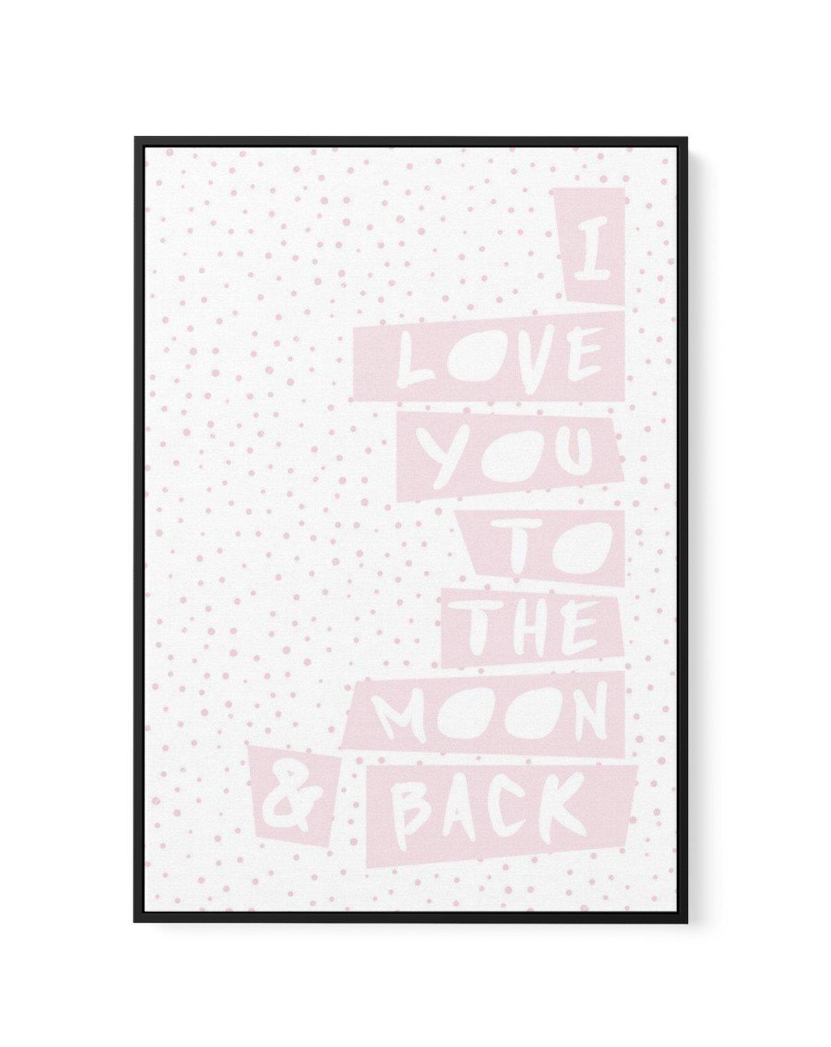 I Love You To Moon + Back | 3 Colour Options | Framed Canvas-CANVAS-You can shop wall art online with Olive et Oriel for everything from abstract art to fun kids wall art. Our beautiful modern art prints and canvas art are available from large canvas prints to wall art paintings and our proudly Australian artwork collection offers only the highest quality framed large wall art and canvas art Australia - You can buy fashion photography prints or Hampton print posters and paintings on canvas from 