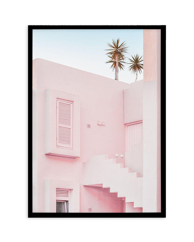 Ibiza Hotel II Art Print-PRINT-Olive et Oriel-Olive et Oriel-A4 | 8.3" x 11.7" | 21 x 29.7cm-Black-With White Border-Buy-Australian-Art-Prints-Online-with-Olive-et-Oriel-Your-Artwork-Specialists-Austrailia-Decorate-With-Coastal-Photo-Wall-Art-Prints-From-Our-Beach-House-Artwork-Collection-Fine-Poster-and-Framed-Artwork