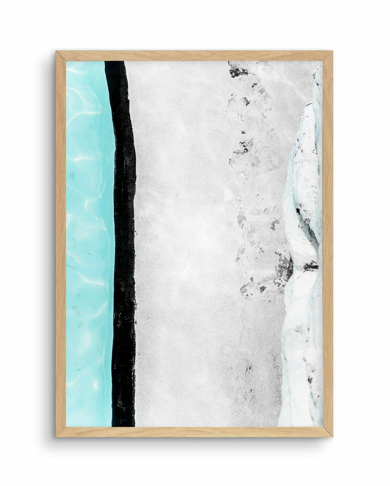 Icebergs Abstract I Art Print-PRINT-Olive et Oriel-Olive et Oriel-A4 | 8.3" x 11.7" | 21 x 29.7cm-Oak-With White Border-Buy-Australian-Art-Prints-Online-with-Olive-et-Oriel-Your-Artwork-Specialists-Austrailia-Decorate-With-Coastal-Photo-Wall-Art-Prints-From-Our-Beach-House-Artwork-Collection-Fine-Poster-and-Framed-Artwork