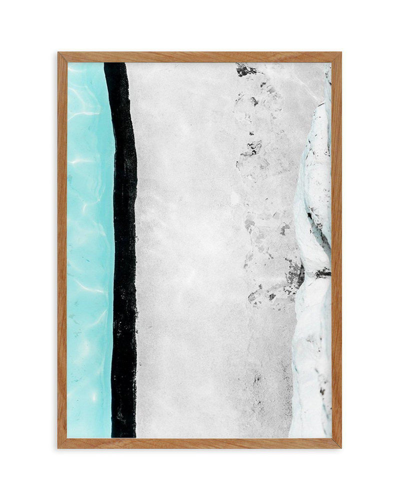 Icebergs Abstract I Art Print-PRINT-Olive et Oriel-Olive et Oriel-50x70 cm | 19.6" x 27.5"-Walnut-With White Border-Buy-Australian-Art-Prints-Online-with-Olive-et-Oriel-Your-Artwork-Specialists-Austrailia-Decorate-With-Coastal-Photo-Wall-Art-Prints-From-Our-Beach-House-Artwork-Collection-Fine-Poster-and-Framed-Artwork