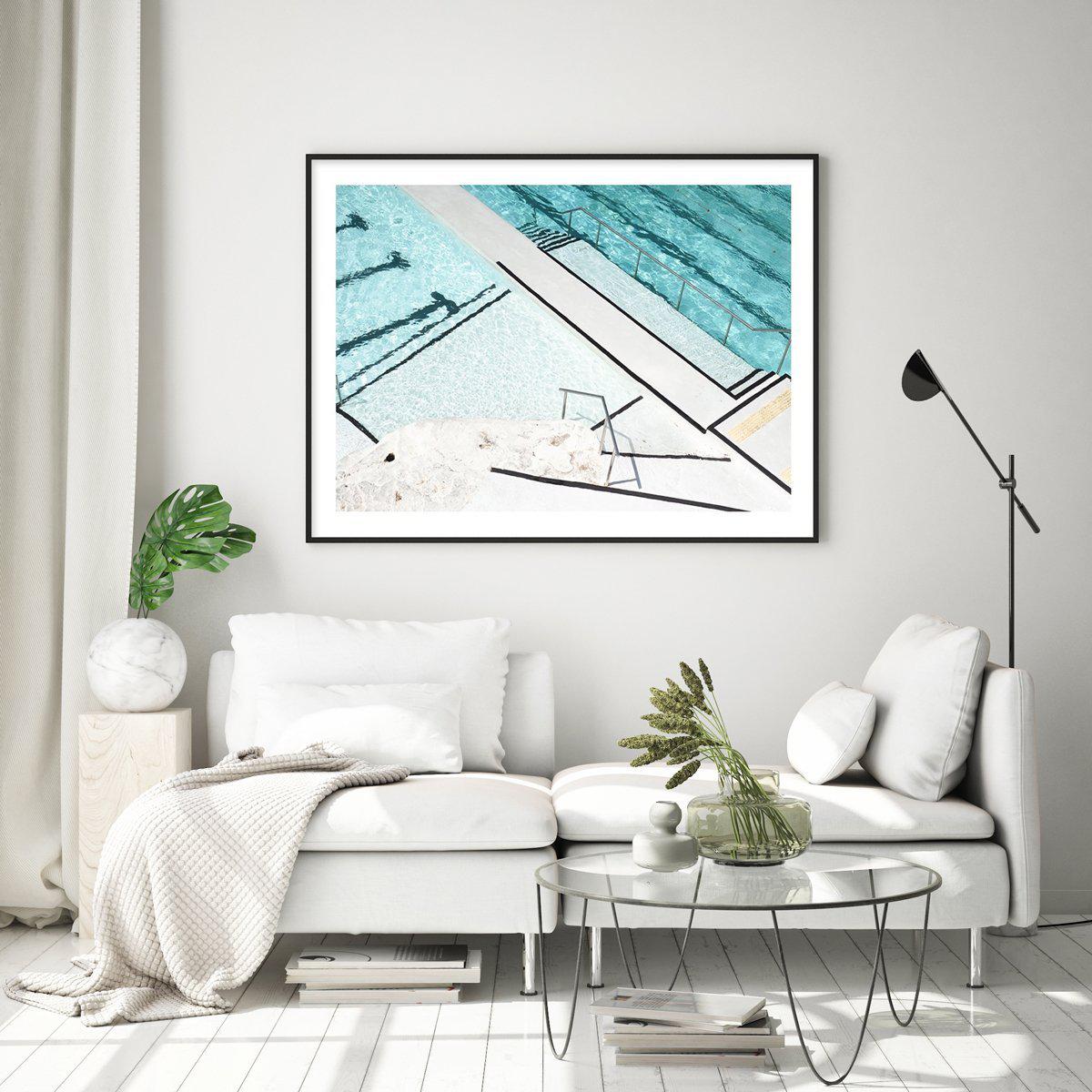 Icebergs Strips Art Print-PRINT-Olive et Oriel-Olive et Oriel-Buy-Australian-Art-Prints-Online-with-Olive-et-Oriel-Your-Artwork-Specialists-Austrailia-Decorate-With-Coastal-Photo-Wall-Art-Prints-From-Our-Beach-House-Artwork-Collection-Fine-Poster-and-Framed-Artwork