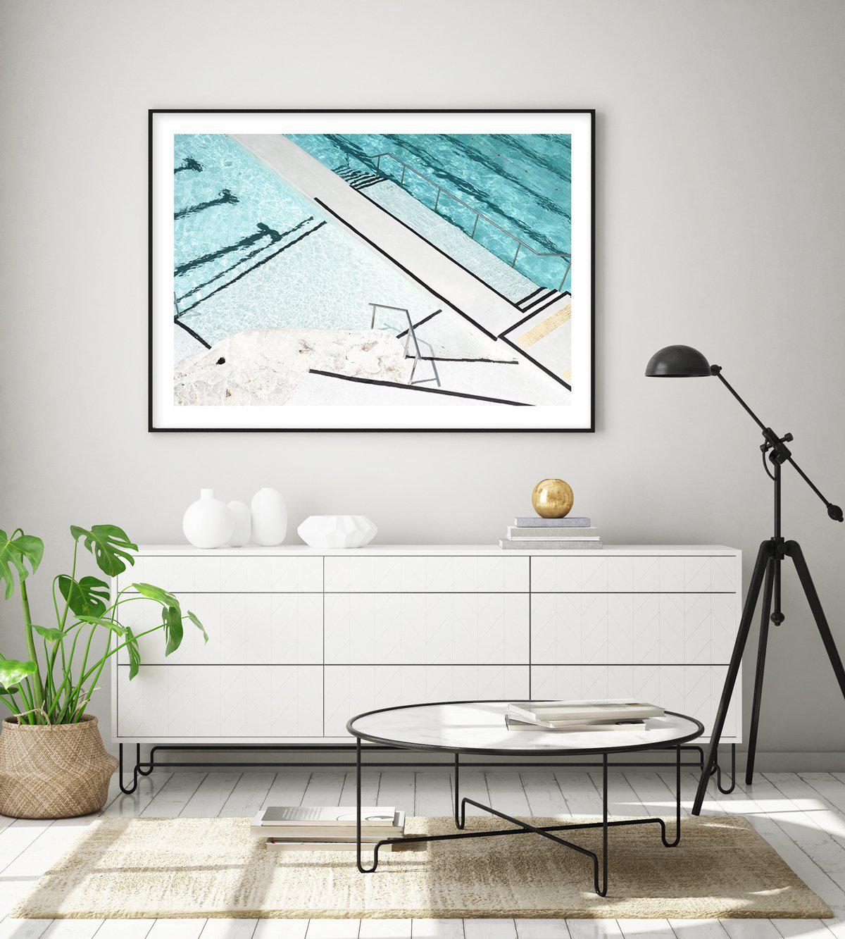 Icebergs Strips Art Print-PRINT-Olive et Oriel-Olive et Oriel-Buy-Australian-Art-Prints-Online-with-Olive-et-Oriel-Your-Artwork-Specialists-Austrailia-Decorate-With-Coastal-Photo-Wall-Art-Prints-From-Our-Beach-House-Artwork-Collection-Fine-Poster-and-Framed-Artwork