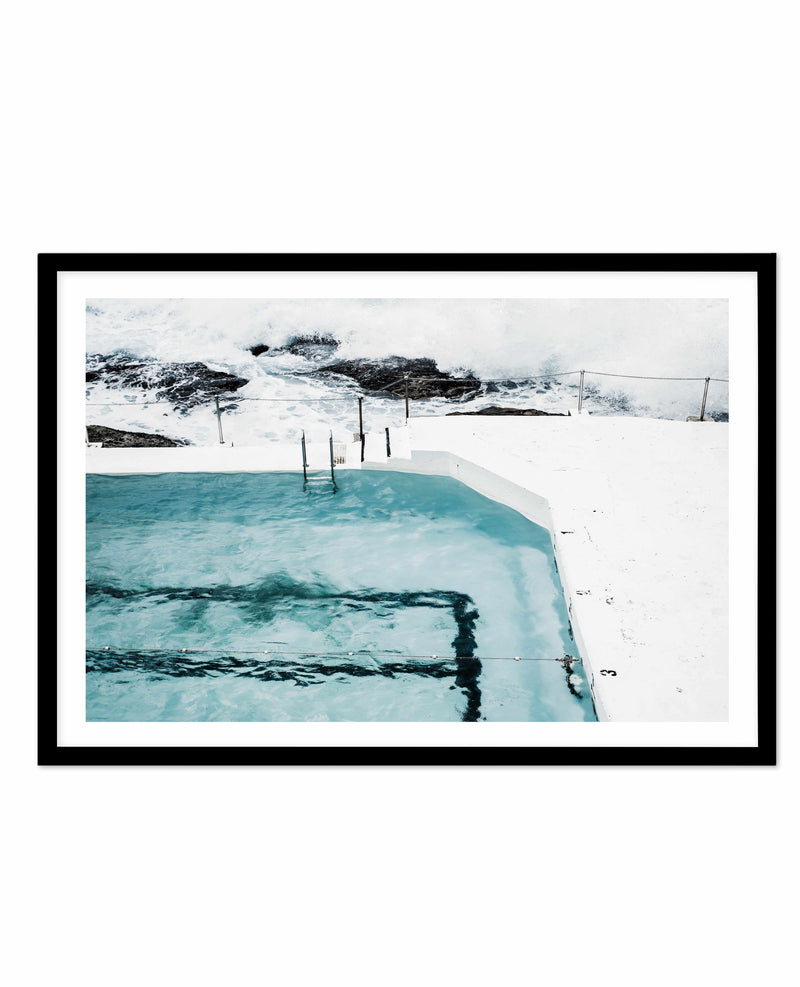 Icey Bergs | Bondi Art Print-PRINT-Olive et Oriel-Olive et Oriel-A3 | 11.7" x 16.5" | 29.7 x 42 cm-Black-With White Border-Buy-Australian-Art-Prints-Online-with-Olive-et-Oriel-Your-Artwork-Specialists-Austrailia-Decorate-With-Coastal-Photo-Wall-Art-Prints-From-Our-Beach-House-Artwork-Collection-Fine-Poster-and-Framed-Artwork
