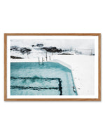 Icey Bergs | Bondi Art Print-PRINT-Olive et Oriel-Olive et Oriel-50x70 cm | 19.6" x 27.5"-Walnut-With White Border-Buy-Australian-Art-Prints-Online-with-Olive-et-Oriel-Your-Artwork-Specialists-Austrailia-Decorate-With-Coastal-Photo-Wall-Art-Prints-From-Our-Beach-House-Artwork-Collection-Fine-Poster-and-Framed-Artwork