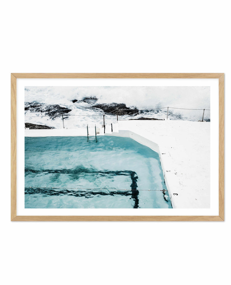 Icey Bergs | Bondi Art Print-PRINT-Olive et Oriel-Olive et Oriel-A3 | 11.7" x 16.5" | 29.7 x 42 cm-Oak-With White Border-Buy-Australian-Art-Prints-Online-with-Olive-et-Oriel-Your-Artwork-Specialists-Austrailia-Decorate-With-Coastal-Photo-Wall-Art-Prints-From-Our-Beach-House-Artwork-Collection-Fine-Poster-and-Framed-Artwork