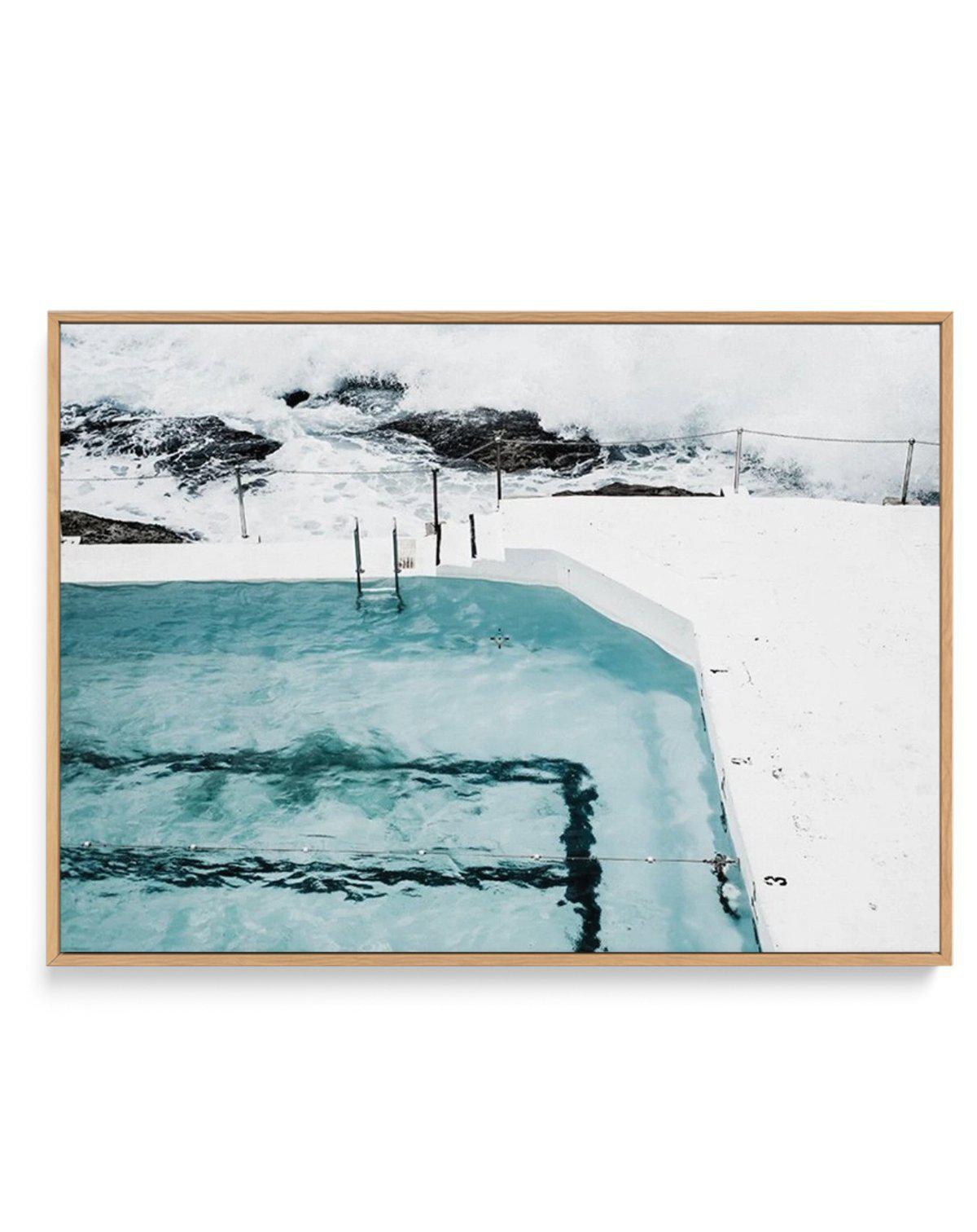 Icey Bergs | Bondi | Framed Canvas-CANVAS-You can shop wall art online with Olive et Oriel for everything from abstract art to fun kids wall art. Our beautiful modern art prints and canvas art are available from large canvas prints to wall art paintings and our proudly Australian artwork collection offers only the highest quality framed large wall art and canvas art Australia - You can buy fashion photography prints or Hampton print posters and paintings on canvas from Olive et Oriel and have th