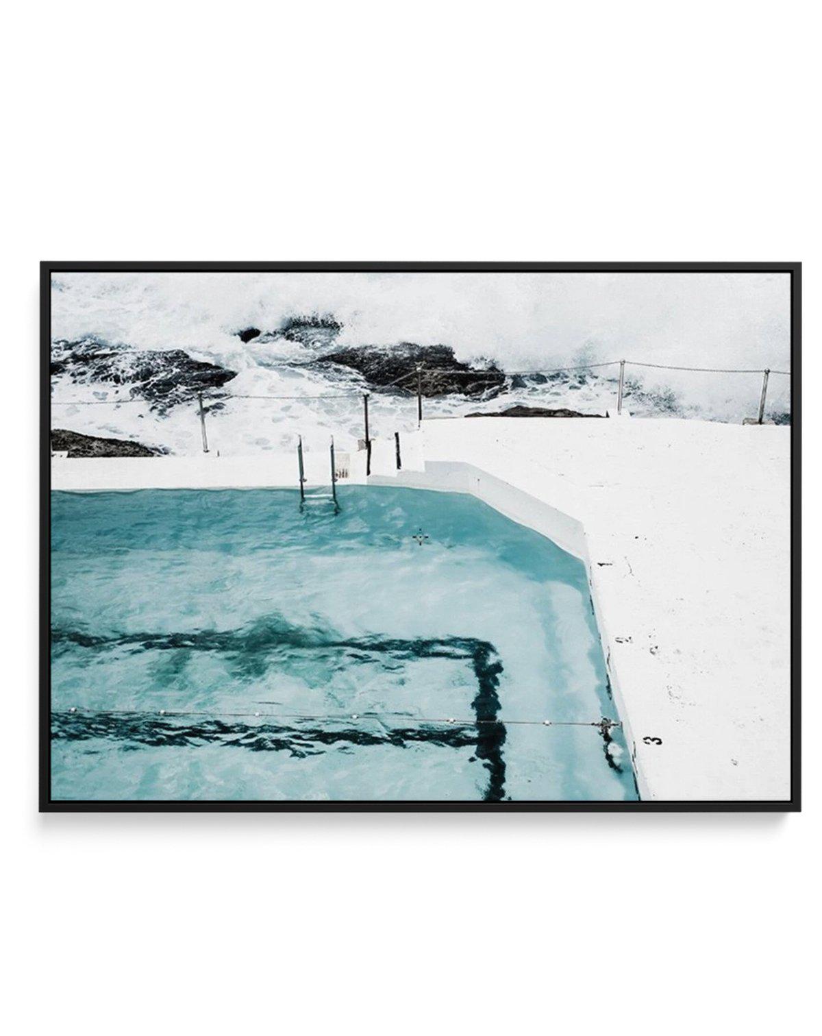 Icey Bergs | Bondi | Framed Canvas-CANVAS-You can shop wall art online with Olive et Oriel for everything from abstract art to fun kids wall art. Our beautiful modern art prints and canvas art are available from large canvas prints to wall art paintings and our proudly Australian artwork collection offers only the highest quality framed large wall art and canvas art Australia - You can buy fashion photography prints or Hampton print posters and paintings on canvas from Olive et Oriel and have th