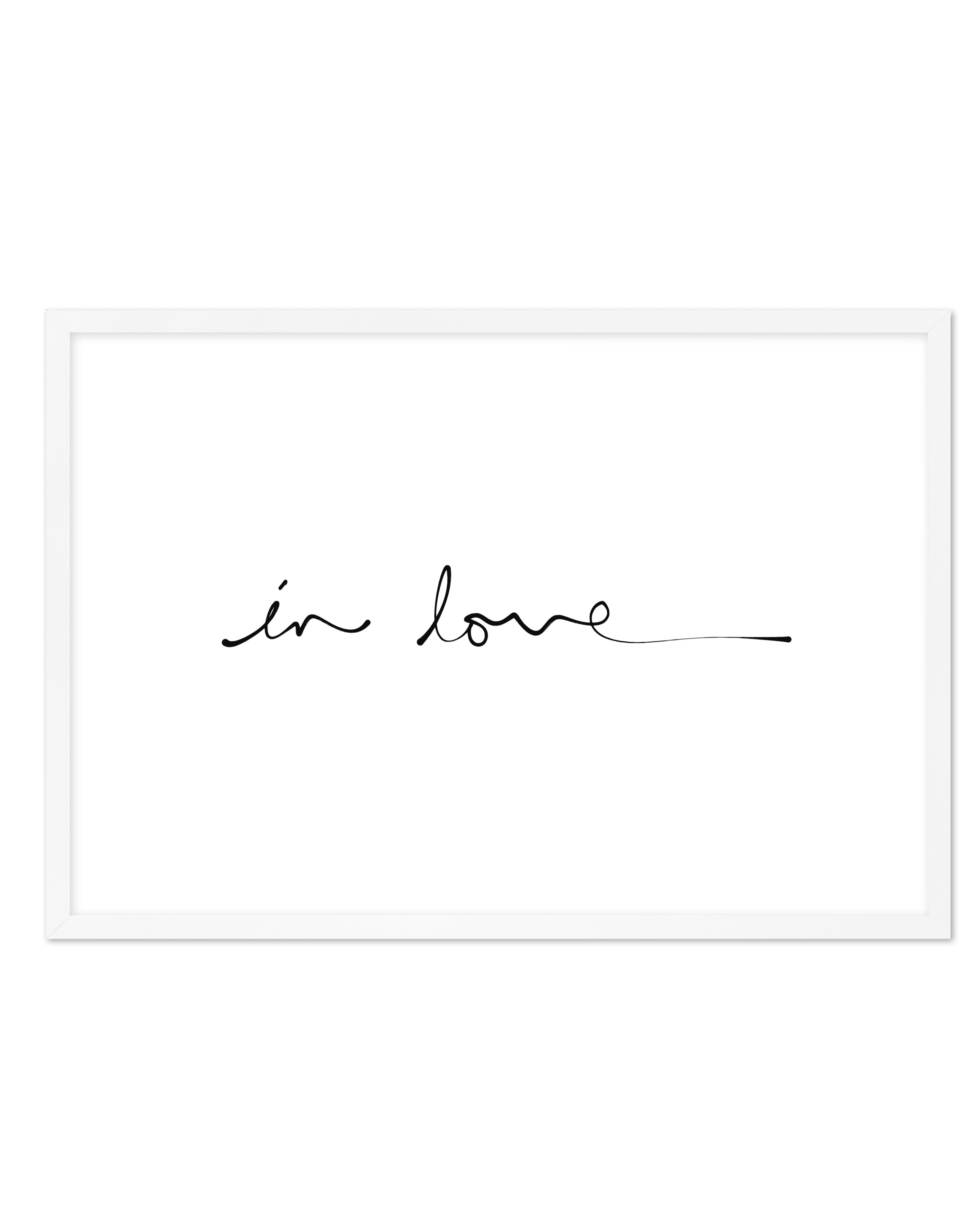 In Love (Hand scripted) Art Print-PRINT-Olive et Oriel-Olive et Oriel-A5 | 5.8" x 8.3" | 14.8 x 21cm-White-With White Border-Buy-Australian-Art-Prints-Online-with-Olive-et-Oriel-Your-Artwork-Specialists-Austrailia-Decorate-With-Coastal-Photo-Wall-Art-Prints-From-Our-Beach-House-Artwork-Collection-Fine-Poster-and-Framed-Artwork