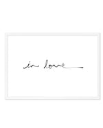 In Love (Hand scripted) Art Print-PRINT-Olive et Oriel-Olive et Oriel-A5 | 5.8" x 8.3" | 14.8 x 21cm-White-With White Border-Buy-Australian-Art-Prints-Online-with-Olive-et-Oriel-Your-Artwork-Specialists-Austrailia-Decorate-With-Coastal-Photo-Wall-Art-Prints-From-Our-Beach-House-Artwork-Collection-Fine-Poster-and-Framed-Artwork