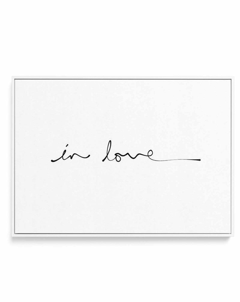 In Love (Hand scripted) | Framed Canvas-CANVAS-You can shop wall art online with Olive et Oriel for everything from abstract art to fun kids wall art. Our beautiful modern art prints and canvas art are available from large canvas prints to wall art paintings and our proudly Australian artwork collection offers only the highest quality framed large wall art and canvas art Australia - You can buy fashion photography prints or Hampton print posters and paintings on canvas from Olive et Oriel and ha