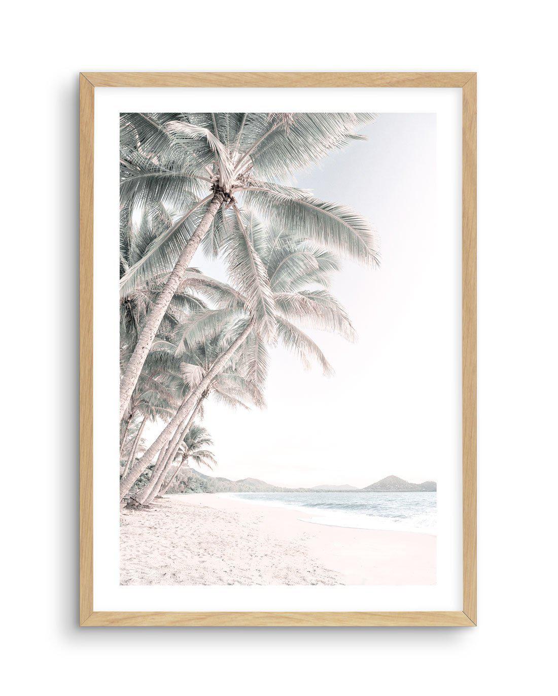 Island Bliss Art Print-PRINT-Olive et Oriel-Olive et Oriel-A5 | 5.8" x 8.3" | 14.8 x 21cm-Oak-With White Border-Buy-Australian-Art-Prints-Online-with-Olive-et-Oriel-Your-Artwork-Specialists-Austrailia-Decorate-With-Coastal-Photo-Wall-Art-Prints-From-Our-Beach-House-Artwork-Collection-Fine-Poster-and-Framed-Artwork