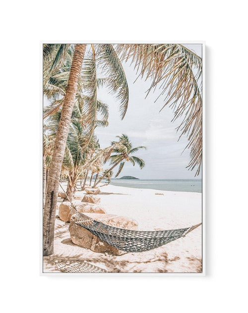 Island Life | Framed Canvas-CANVAS-You can shop wall art online with Olive et Oriel for everything from abstract art to fun kids wall art. Our beautiful modern art prints and canvas art are available from large canvas prints to wall art paintings and our proudly Australian artwork collection offers only the highest quality framed large wall art and canvas art Australia - You can buy fashion photography prints or Hampton print posters and paintings on canvas from Olive et Oriel and have them deli