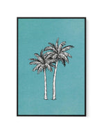 Island Palm II | Framed Canvas-CANVAS-You can shop wall art online with Olive et Oriel for everything from abstract art to fun kids wall art. Our beautiful modern art prints and canvas art are available from large canvas prints to wall art paintings and our proudly Australian artwork collection offers only the highest quality framed large wall art and canvas art Australia - You can buy fashion photography prints or Hampton print posters and paintings on canvas from Olive et Oriel and have them d