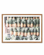Island Road Trip | Pineapples Art Print-PRINT-Olive et Oriel-Olive et Oriel-50x70 cm | 19.6" x 27.5"-Walnut-With White Border-Buy-Australian-Art-Prints-Online-with-Olive-et-Oriel-Your-Artwork-Specialists-Austrailia-Decorate-With-Coastal-Photo-Wall-Art-Prints-From-Our-Beach-House-Artwork-Collection-Fine-Poster-and-Framed-Artwork