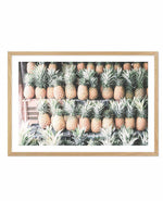 Island Road Trip | Pineapples Art Print-PRINT-Olive et Oriel-Olive et Oriel-A5 | 5.8" x 8.3" | 14.8 x 21cm-Oak-With White Border-Buy-Australian-Art-Prints-Online-with-Olive-et-Oriel-Your-Artwork-Specialists-Austrailia-Decorate-With-Coastal-Photo-Wall-Art-Prints-From-Our-Beach-House-Artwork-Collection-Fine-Poster-and-Framed-Artwork