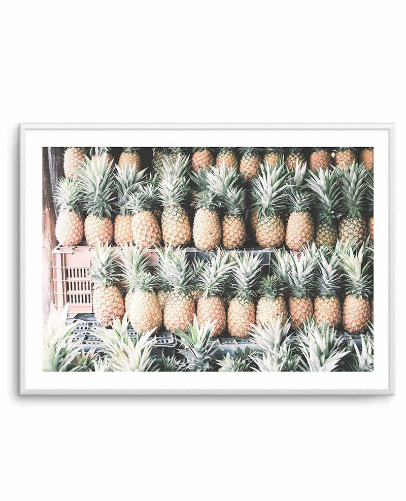 Island Road Trip | Pineapples Art Print-PRINT-Olive et Oriel-Olive et Oriel-A5 | 5.8" x 8.3" | 14.8 x 21cm-Unframed Art Print-With White Border-Buy-Australian-Art-Prints-Online-with-Olive-et-Oriel-Your-Artwork-Specialists-Austrailia-Decorate-With-Coastal-Photo-Wall-Art-Prints-From-Our-Beach-House-Artwork-Collection-Fine-Poster-and-Framed-Artwork