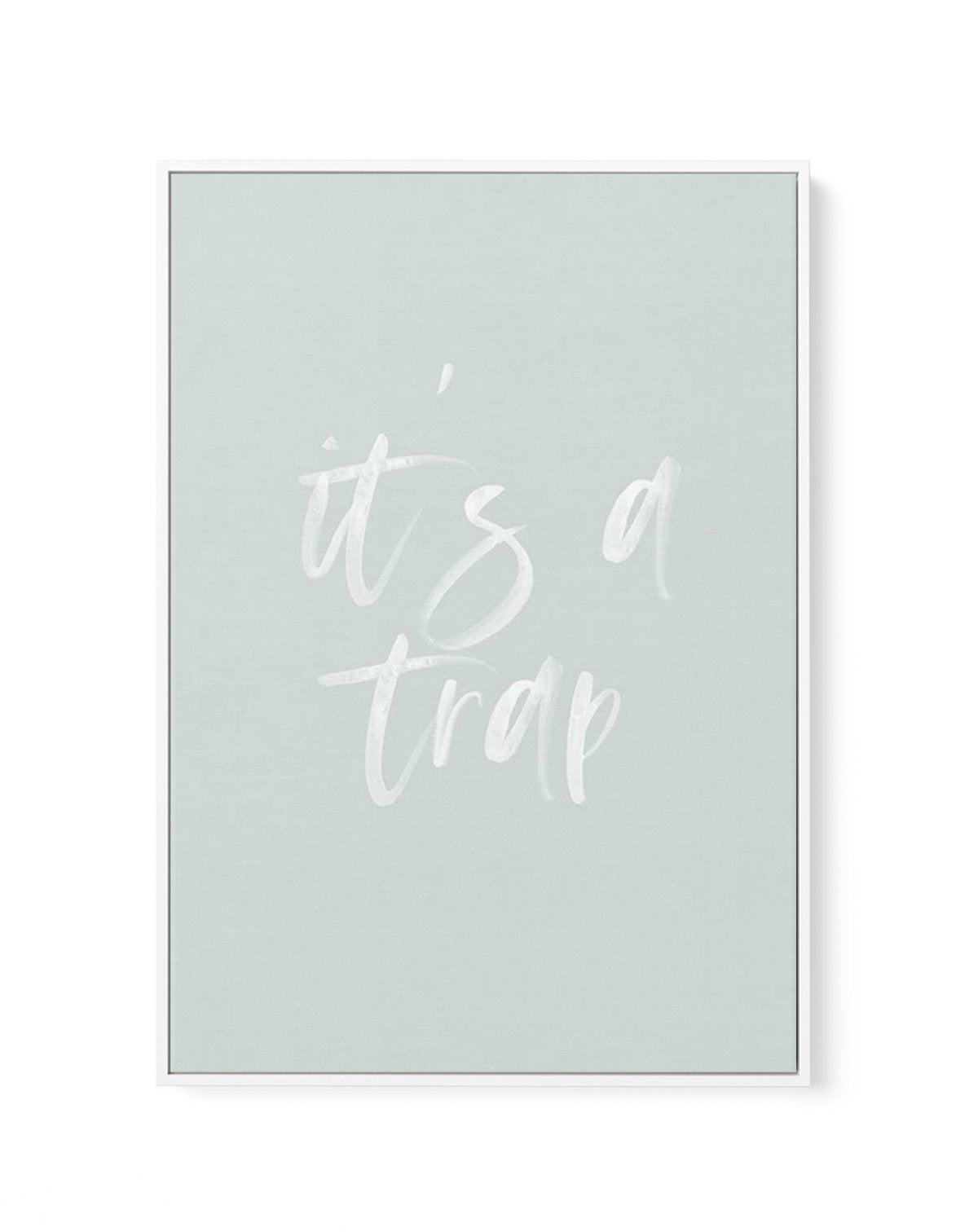 It's A Trap | 3 Colours Options | Framed Canvas-CANVAS-You can shop wall art online with Olive et Oriel for everything from abstract art to fun kids wall art. Our beautiful modern art prints and canvas art are available from large canvas prints to wall art paintings and our proudly Australian artwork collection offers only the highest quality framed large wall art and canvas art Australia - You can buy fashion photography prints or Hampton print posters and paintings on canvas from Olive et Orie