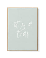 It's A Trap | 3 Colours Options | Framed Canvas-CANVAS-You can shop wall art online with Olive et Oriel for everything from abstract art to fun kids wall art. Our beautiful modern art prints and canvas art are available from large canvas prints to wall art paintings and our proudly Australian artwork collection offers only the highest quality framed large wall art and canvas art Australia - You can buy fashion photography prints or Hampton print posters and paintings on canvas from Olive et Orie