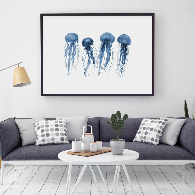 Jellyfish | LS Art Print-PRINT-Olive et Oriel-Olive et Oriel-Buy-Australian-Art-Prints-Online-with-Olive-et-Oriel-Your-Artwork-Specialists-Austrailia-Decorate-With-Coastal-Photo-Wall-Art-Prints-From-Our-Beach-House-Artwork-Collection-Fine-Poster-and-Framed-Artwork