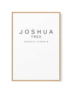 Joshua Tree Coordinates | Framed Canvas-CANVAS-You can shop wall art online with Olive et Oriel for everything from abstract art to fun kids wall art. Our beautiful modern art prints and canvas art are available from large canvas prints to wall art paintings and our proudly Australian artwork collection offers only the highest quality framed large wall art and canvas art Australia - You can buy fashion photography prints or Hampton print posters and paintings on canvas from Olive et Oriel and ha