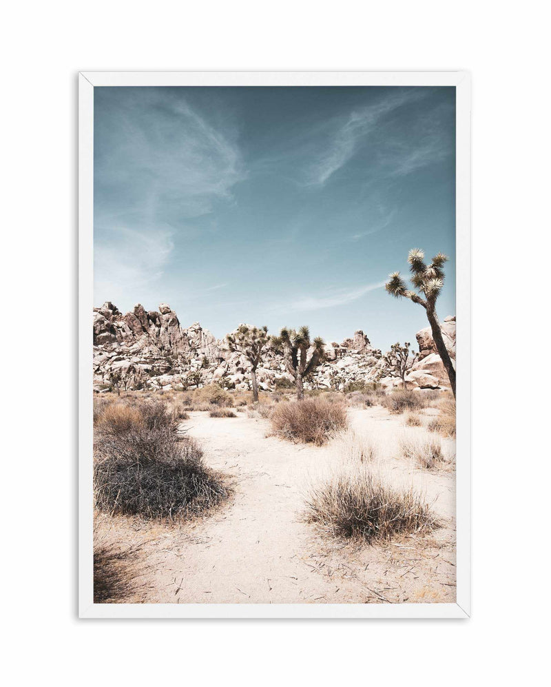 Joshua Tree I | Soft Art Print-PRINT-Olive et Oriel-Olive et Oriel-A4 | 8.3" x 11.7" | 21 x 29.7cm-White-With White Border-Buy-Australian-Art-Prints-Online-with-Olive-et-Oriel-Your-Artwork-Specialists-Austrailia-Decorate-With-Coastal-Photo-Wall-Art-Prints-From-Our-Beach-House-Artwork-Collection-Fine-Poster-and-Framed-Artwork