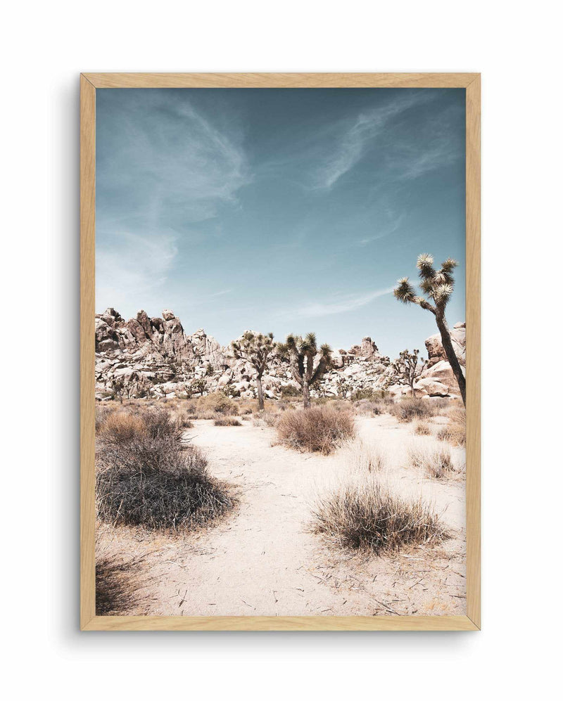 Joshua Tree I | Soft Art Print-PRINT-Olive et Oriel-Olive et Oriel-A4 | 8.3" x 11.7" | 21 x 29.7cm-Oak-With White Border-Buy-Australian-Art-Prints-Online-with-Olive-et-Oriel-Your-Artwork-Specialists-Austrailia-Decorate-With-Coastal-Photo-Wall-Art-Prints-From-Our-Beach-House-Artwork-Collection-Fine-Poster-and-Framed-Artwork