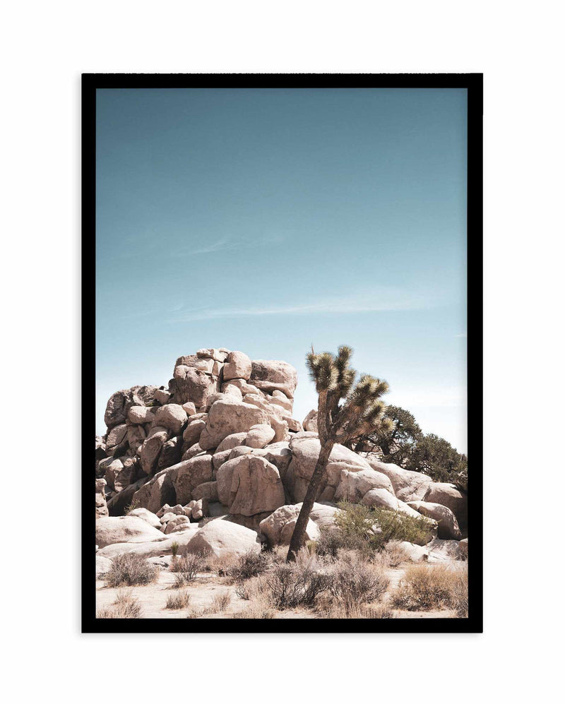 Joshua Tree II | Soft Art Print-PRINT-Olive et Oriel-Olive et Oriel-A4 | 8.3" x 11.7" | 21 x 29.7cm-Black-With White Border-Buy-Australian-Art-Prints-Online-with-Olive-et-Oriel-Your-Artwork-Specialists-Austrailia-Decorate-With-Coastal-Photo-Wall-Art-Prints-From-Our-Beach-House-Artwork-Collection-Fine-Poster-and-Framed-Artwork