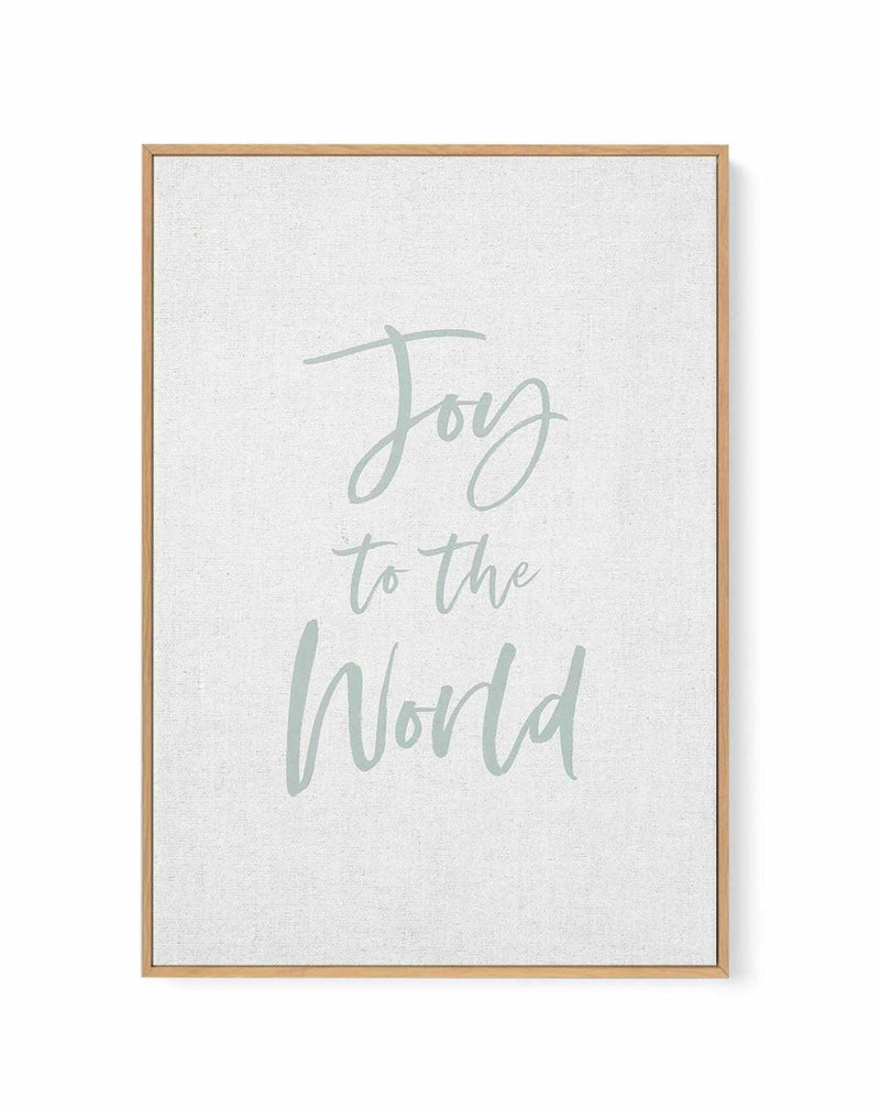 Joy to the World | Framed Canvas Art Print