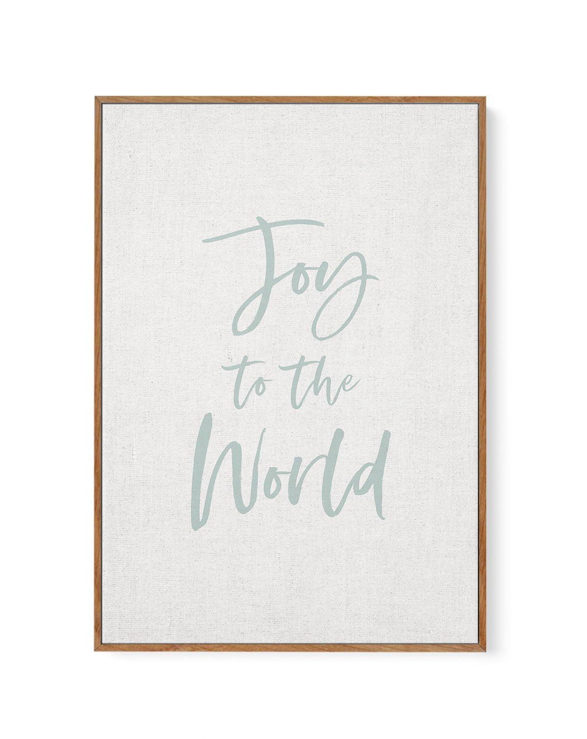 Joy to the World | Framed Canvas-CANVAS-You can shop wall art online with Olive et Oriel for everything from abstract art to fun kids wall art. Our beautiful modern art prints and canvas art are available from large canvas prints to wall art paintings and our proudly Australian artwork collection offers only the highest quality framed large wall art and canvas art Australia - You can buy fashion photography prints or Hampton print posters and paintings on canvas from Olive et Oriel and have them