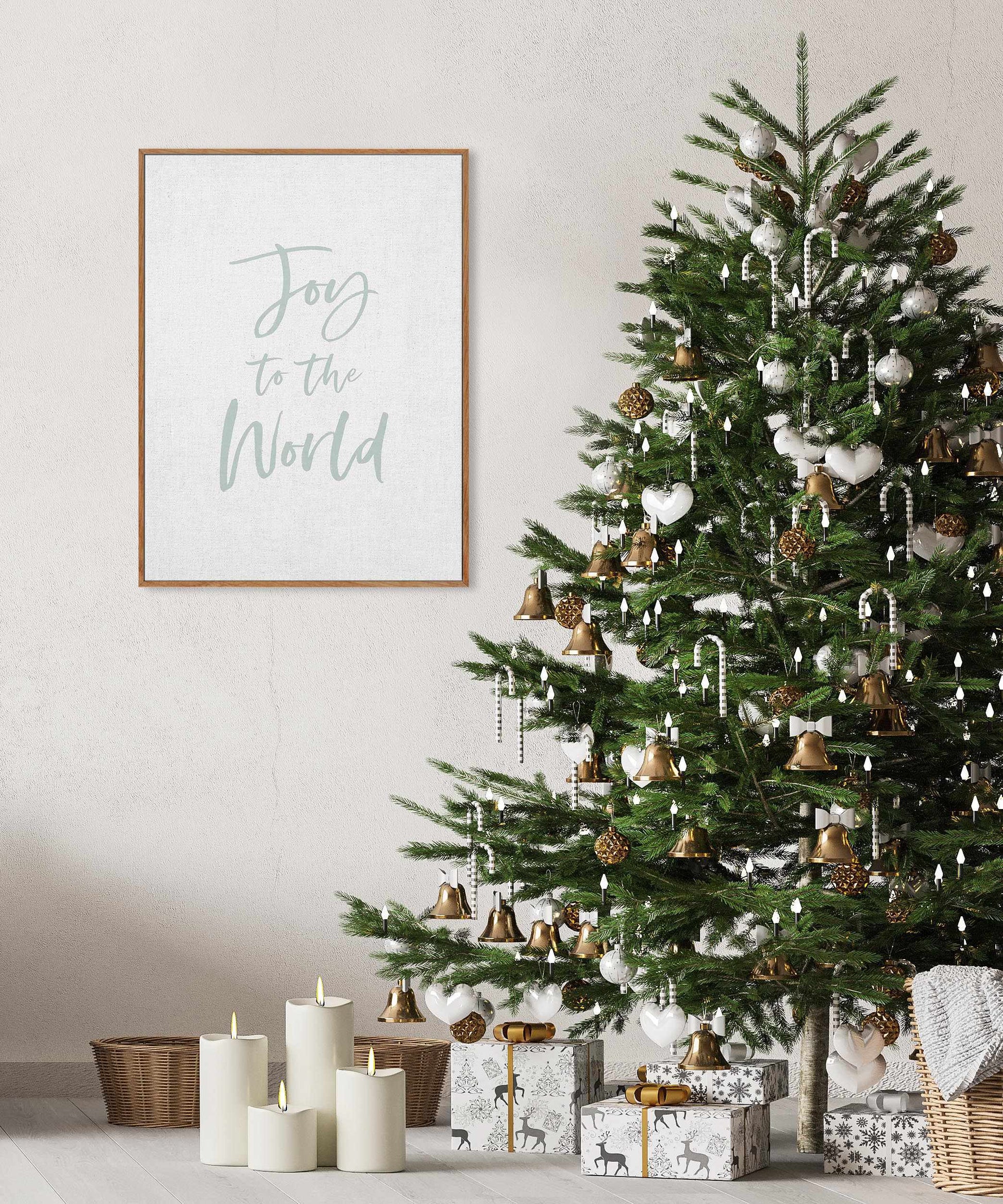 Joy to the World | Framed Canvas-CANVAS-You can shop wall art online with Olive et Oriel for everything from abstract art to fun kids wall art. Our beautiful modern art prints and canvas art are available from large canvas prints to wall art paintings and our proudly Australian artwork collection offers only the highest quality framed large wall art and canvas art Australia - You can buy fashion photography prints or Hampton print posters and paintings on canvas from Olive et Oriel and have them