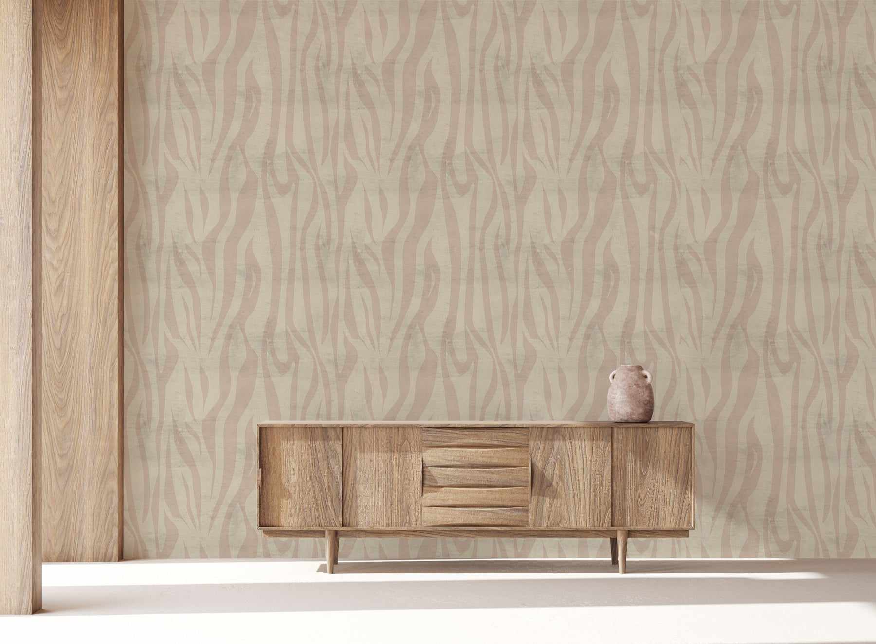 Jungle Stripes Wallpaper - Olive et Oriel