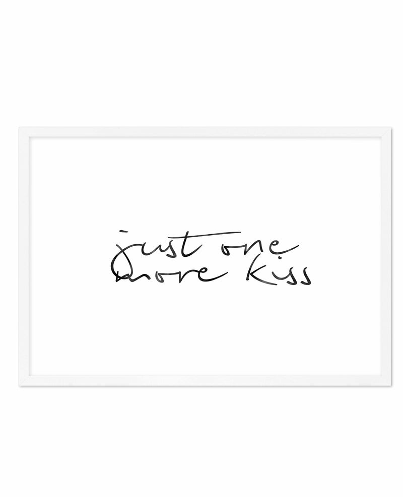 Just One More Kiss | LS Art Print-PRINT-Olive et Oriel-Olive et Oriel-A5 | 5.8" x 8.3" | 14.8 x 21cm-White-With White Border-Buy-Australian-Art-Prints-Online-with-Olive-et-Oriel-Your-Artwork-Specialists-Austrailia-Decorate-With-Coastal-Photo-Wall-Art-Prints-From-Our-Beach-House-Artwork-Collection-Fine-Poster-and-Framed-Artwork