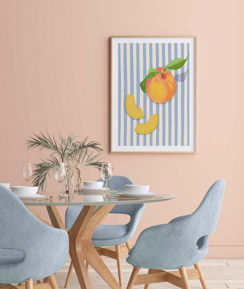 Just Peachy by Jenny Liz Rome Art Print-PRINT-Olive et Oriel-Jenny Liz Rome-Buy-Australian-Art-Prints-Online-with-Olive-et-Oriel-Your-Artwork-Specialists-Austrailia-Decorate-With-Coastal-Photo-Wall-Art-Prints-From-Our-Beach-House-Artwork-Collection-Fine-Poster-and-Framed-Artwork
