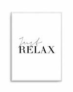 Just Relax Art Print-PRINT-Olive et Oriel-Olive et Oriel-A5 | 5.8" x 8.3" | 14.8 x 21cm-Unframed Art Print-With White Border-Buy-Australian-Art-Prints-Online-with-Olive-et-Oriel-Your-Artwork-Specialists-Austrailia-Decorate-With-Coastal-Photo-Wall-Art-Prints-From-Our-Beach-House-Artwork-Collection-Fine-Poster-and-Framed-Artwork