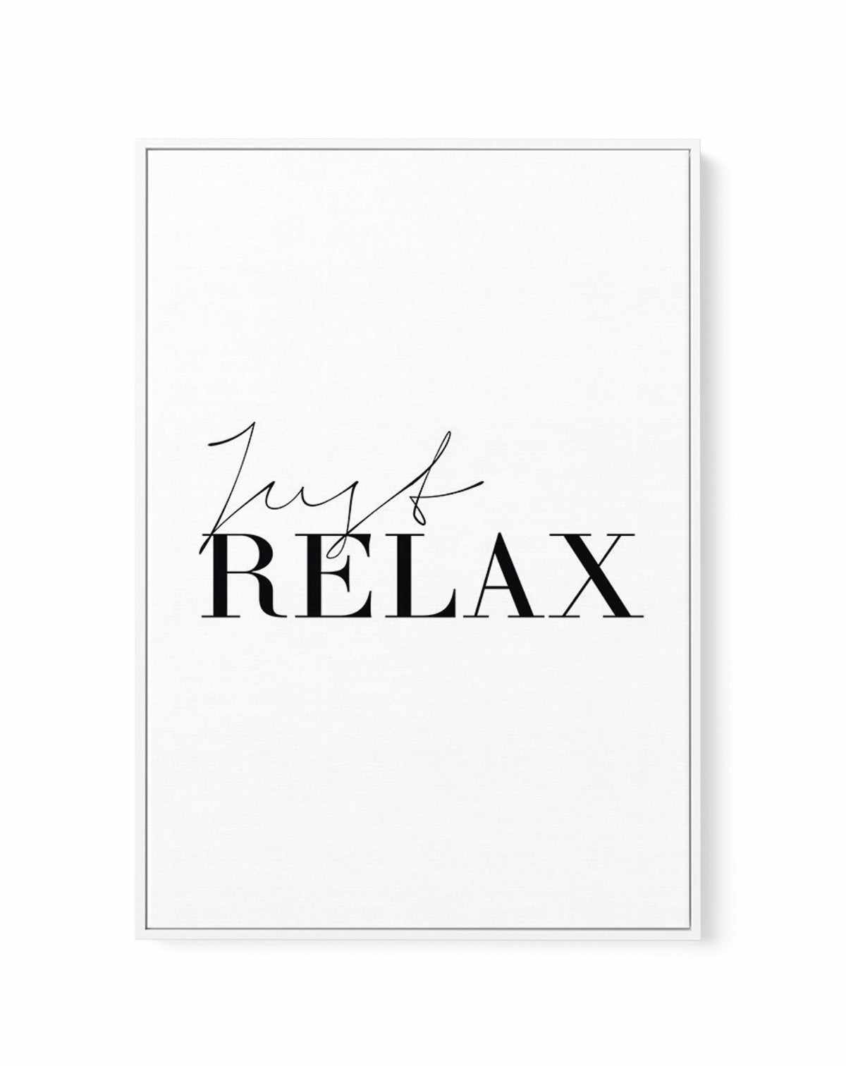 Just Relax | Framed Canvas-CANVAS-You can shop wall art online with Olive et Oriel for everything from abstract art to fun kids wall art. Our beautiful modern art prints and canvas art are available from large canvas prints to wall art paintings and our proudly Australian artwork collection offers only the highest quality framed large wall art and canvas art Australia - You can buy fashion photography prints or Hampton print posters and paintings on canvas from Olive et Oriel and have them deliv