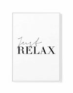 Just Relax | Framed Canvas-CANVAS-You can shop wall art online with Olive et Oriel for everything from abstract art to fun kids wall art. Our beautiful modern art prints and canvas art are available from large canvas prints to wall art paintings and our proudly Australian artwork collection offers only the highest quality framed large wall art and canvas art Australia - You can buy fashion photography prints or Hampton print posters and paintings on canvas from Olive et Oriel and have them deliv