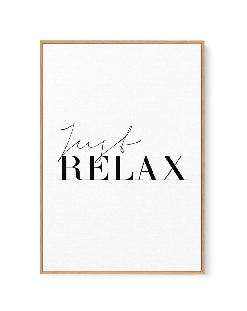 Just Relax | Framed Canvas-CANVAS-You can shop wall art online with Olive et Oriel for everything from abstract art to fun kids wall art. Our beautiful modern art prints and canvas art are available from large canvas prints to wall art paintings and our proudly Australian artwork collection offers only the highest quality framed large wall art and canvas art Australia - You can buy fashion photography prints or Hampton print posters and paintings on canvas from Olive et Oriel and have them deliv