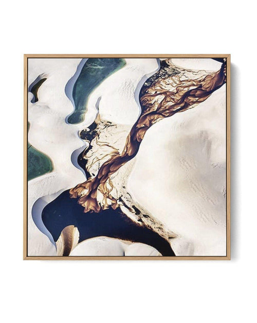 Kati Thanda-Lake Eyre No VI SQ | Framed Canvas-CANVAS-You can shop wall art online with Olive et Oriel for everything from abstract art to fun kids wall art. Our beautiful modern art prints and canvas art are available from large canvas prints to wall art paintings and our proudly Australian artwork collection offers only the highest quality framed large wall art and canvas art Australia - You can buy fashion photography prints or Hampton print posters and paintings on canvas from Olive et Oriel