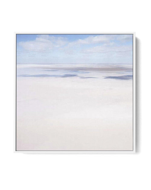 Kati Thanda-Lake Eyre No X SQ | Framed Canvas-CANVAS-You can shop wall art online with Olive et Oriel for everything from abstract art to fun kids wall art. Our beautiful modern art prints and canvas art are available from large canvas prints to wall art paintings and our proudly Australian artwork collection offers only the highest quality framed large wall art and canvas art Australia - You can buy fashion photography prints or Hampton print posters and paintings on canvas from Olive et Oriel 