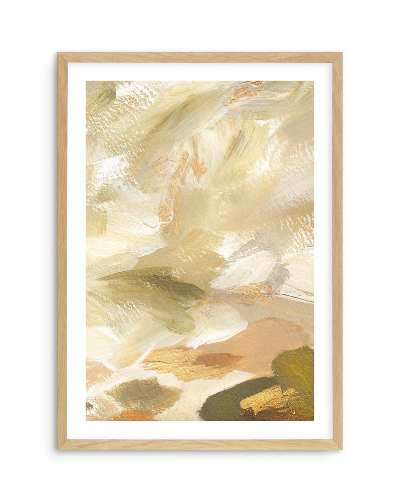 Khaki Luxe I Art Print-PRINT-Olive et Oriel-Olive et Oriel-A4 | 8.3" x 11.7" | 21 x 29.7cm-Oak-With White Border-Buy-Australian-Art-Prints-Online-with-Olive-et-Oriel-Your-Artwork-Specialists-Austrailia-Decorate-With-Coastal-Photo-Wall-Art-Prints-From-Our-Beach-House-Artwork-Collection-Fine-Poster-and-Framed-Artwork